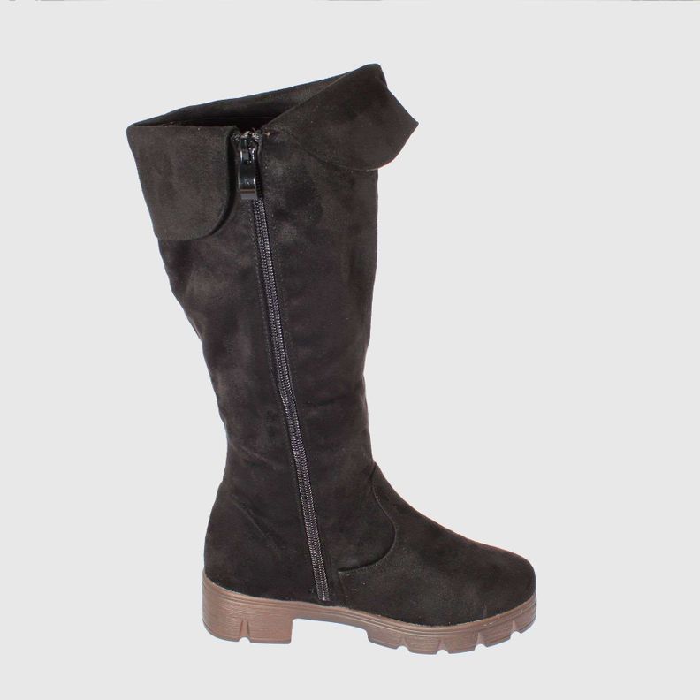 Bota Negro Vía Franca Niña-3