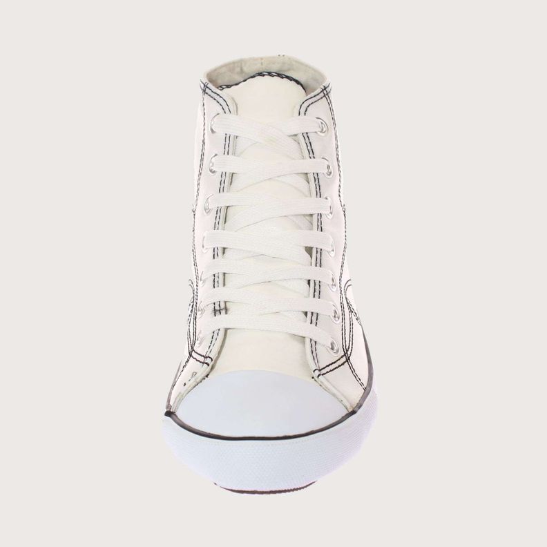 Zapatilla Lona Blanco Vía Franca Mujer Art: 5DSCO1086BLANCO-2