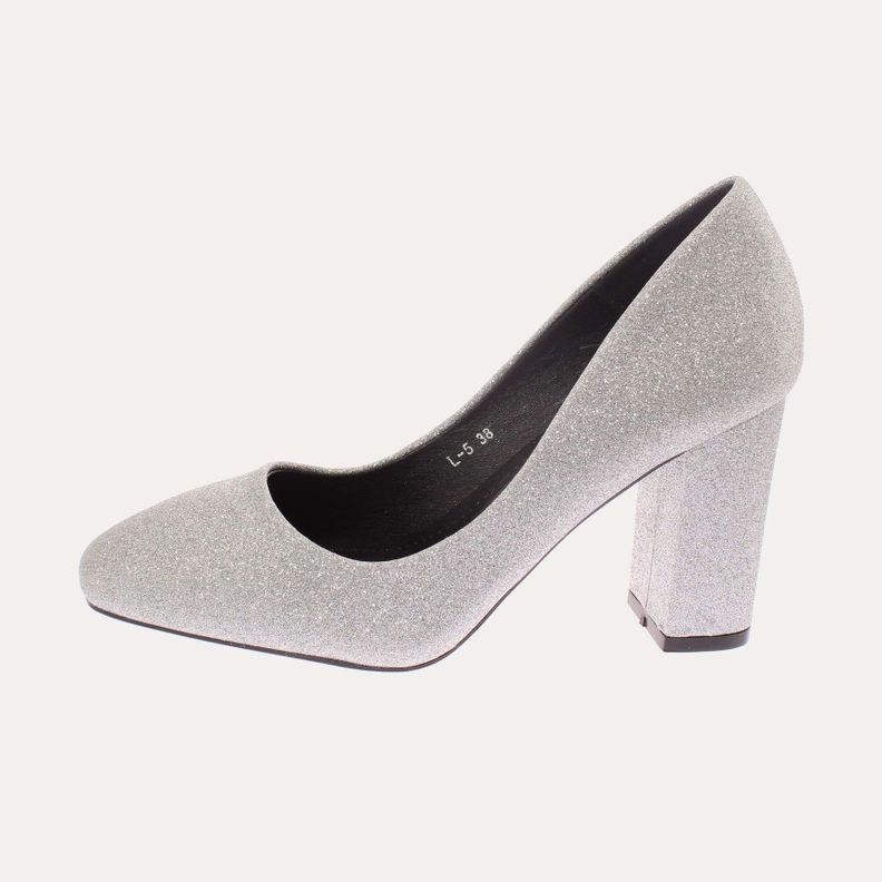 Zapato Plateado Vía Franca Mujer Art: 5L5SILVER-1