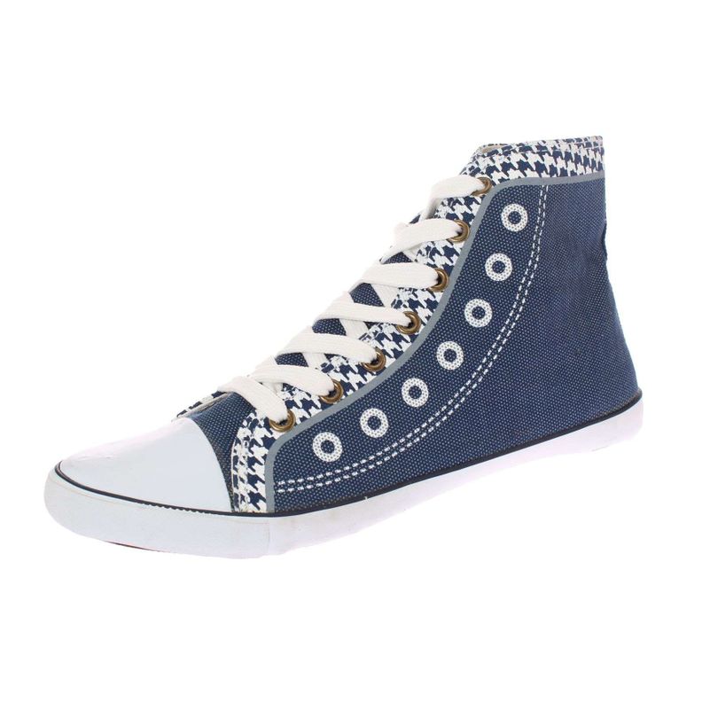 Zapatilla Lona Azul Vía Franca Mujer Art: 5DSCO1063AZUL-0