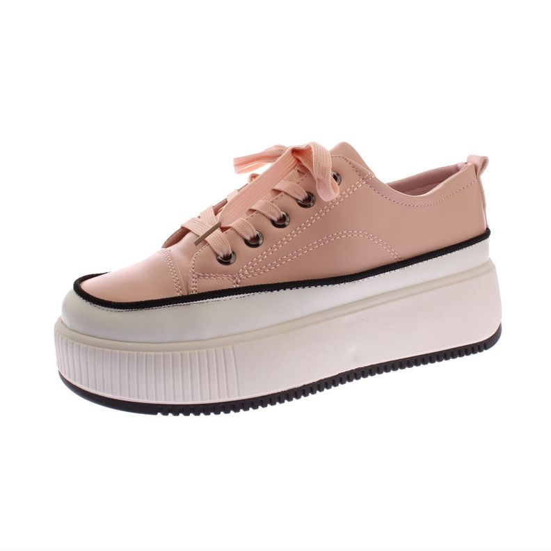 Zapatilla Plataforma Rosado Vía Franca Mujer-0