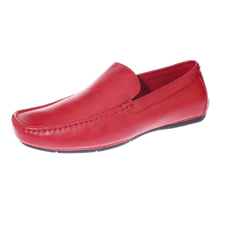 Mocasín Rojo Vía Franca Hombre-0