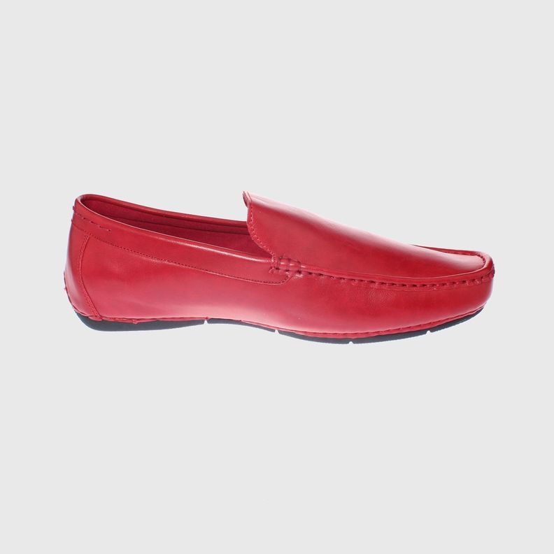 Mocasín Rojo Vía Franca Hombre-3