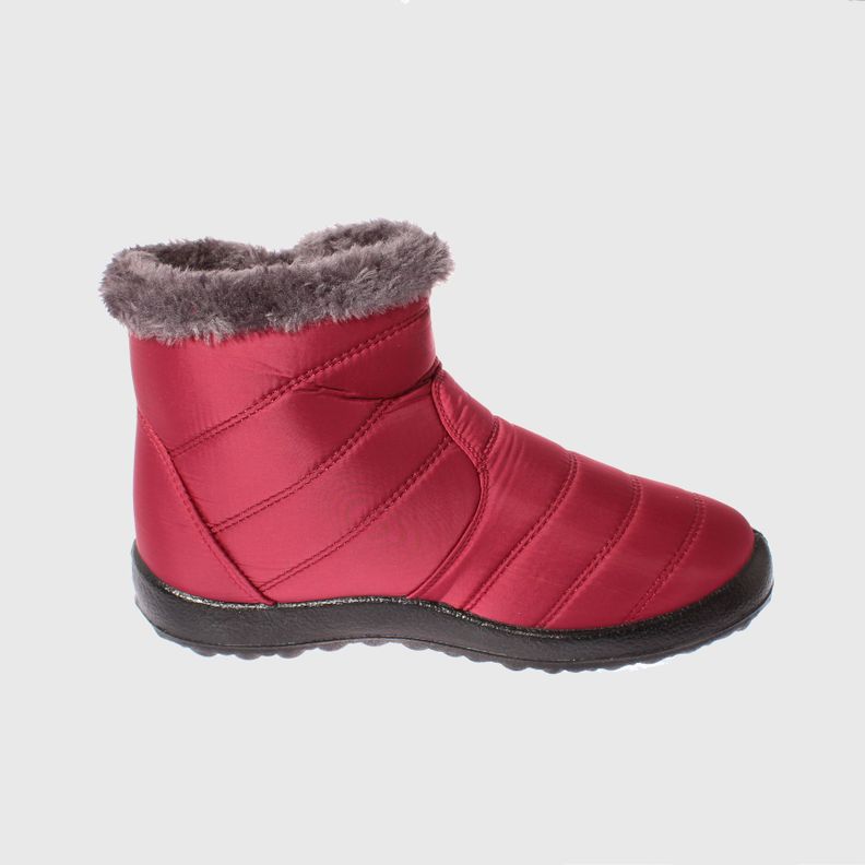 Botín Invernal Rojo Vía Franca Mujer-2