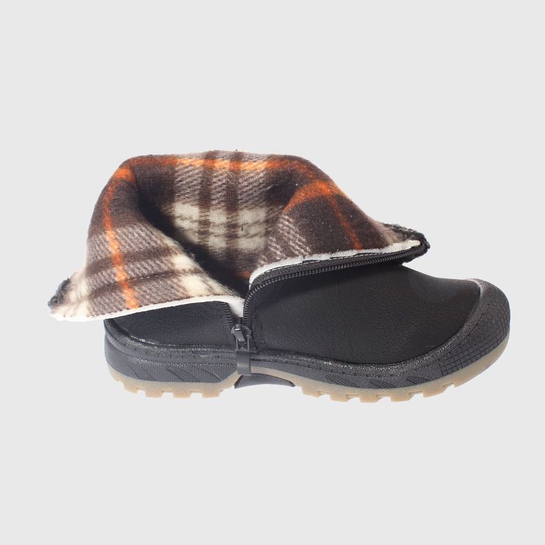 Bota Pom Pom Negro Vía Franca Niña-4