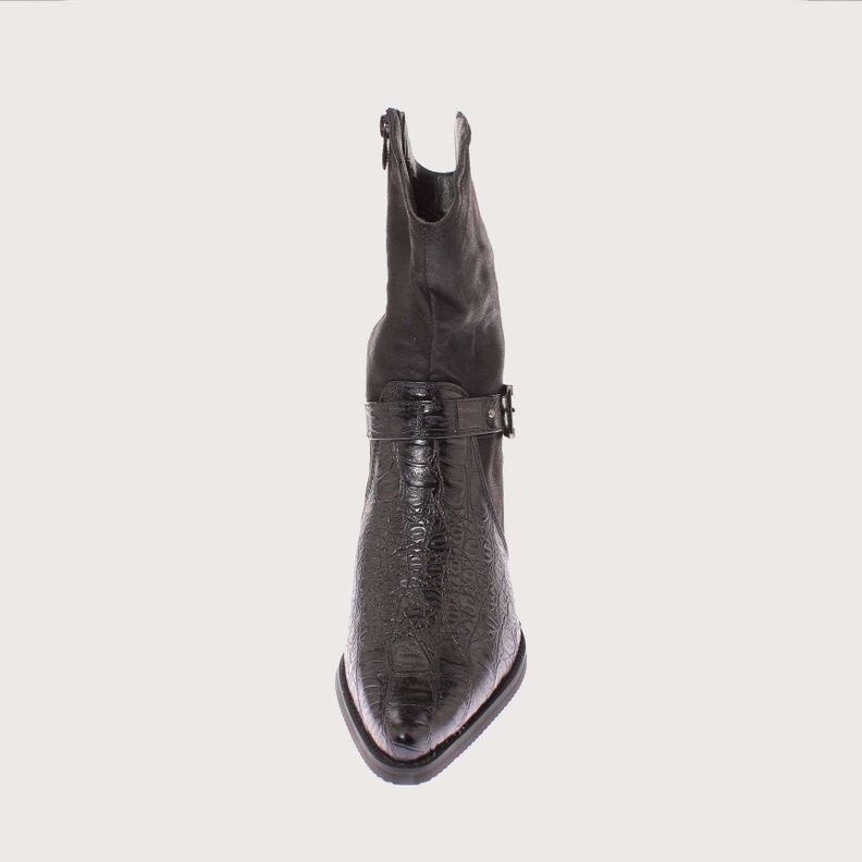 Bota Vaquera Negro Vía Franca Mujer Art: 52107BLACK-2