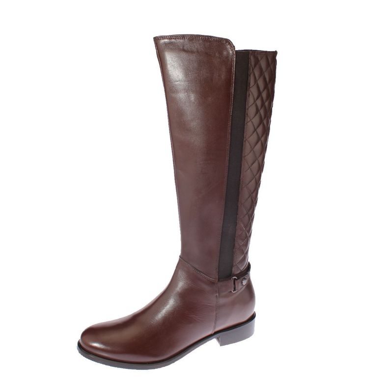 Bota Cuero Marrón Vía franca Mujer-0