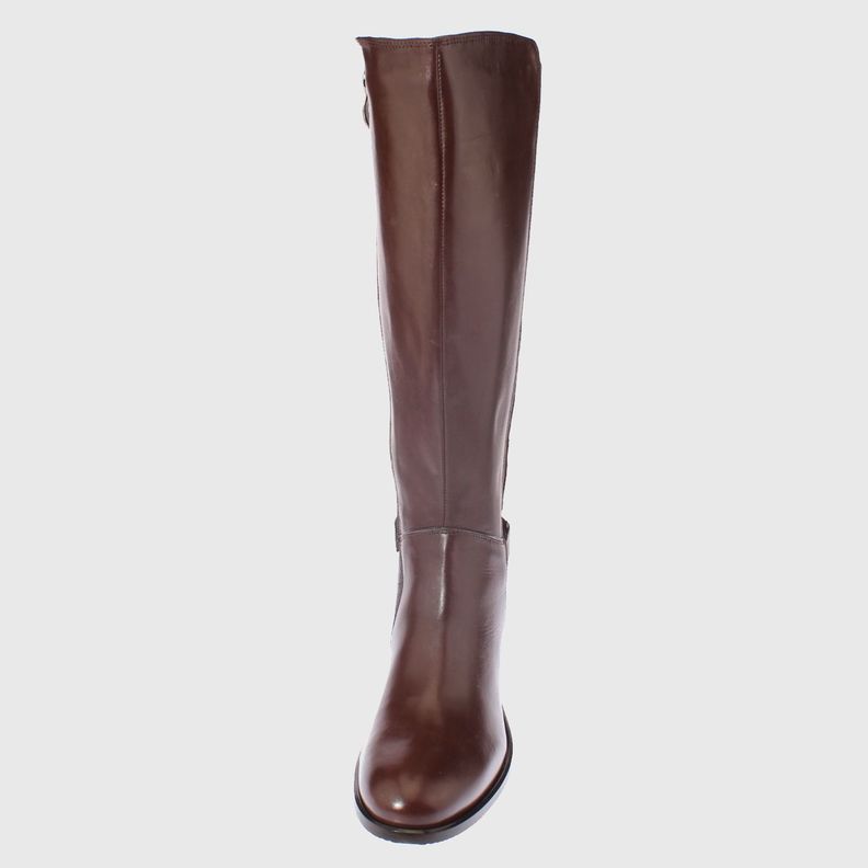 Bota Cuero Marrón Vía franca Mujer-1