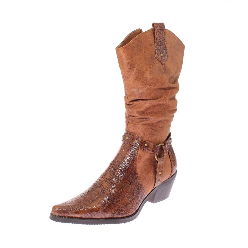 Bota Vaquera Café Vía Franca Mujer Art: 521102BROWN-0