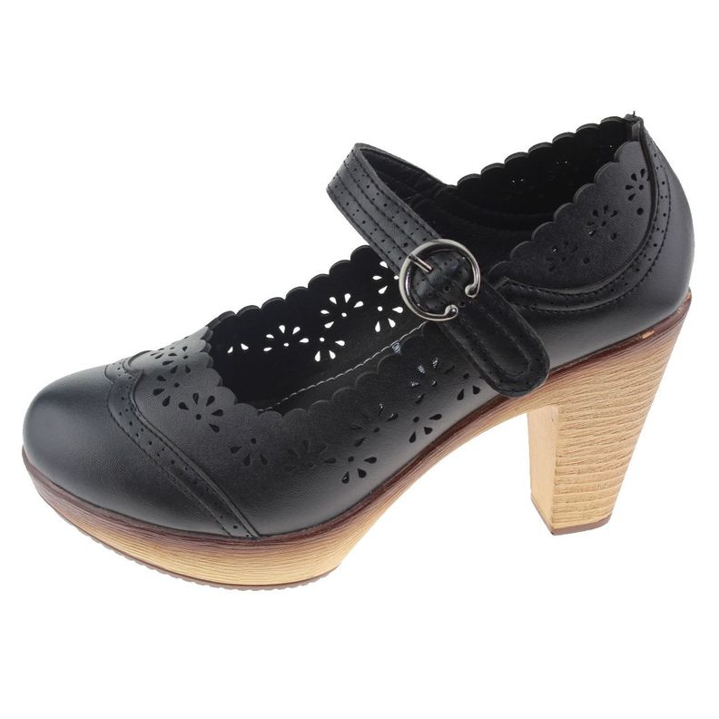Zapato Negro Vía Franca Mujer Art: 5CM138902BLACK-1