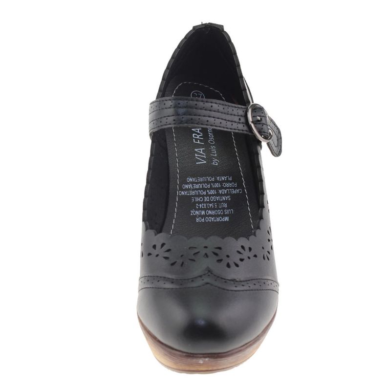 Zapato Negro Vía Franca Mujer Art: 5CM138902BLACK-2