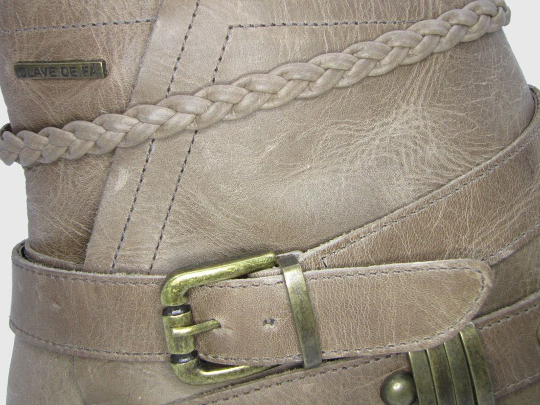 Botin Cuero Malboro Vía Franca Mujer-3