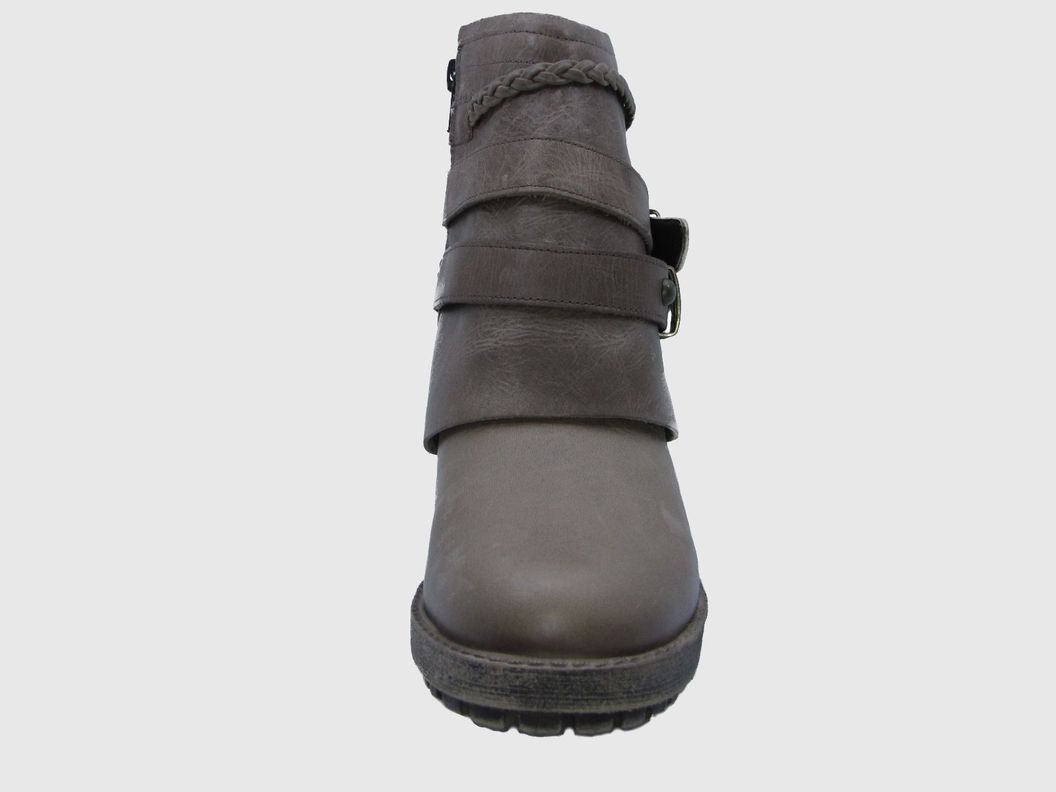 Botin Cuero Malboro Vía Franca Mujer-5