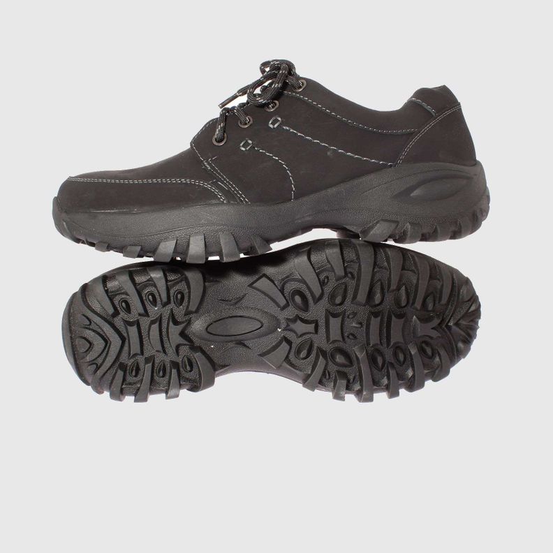 Zapato Casual Negro Vía Franca Hombre-1