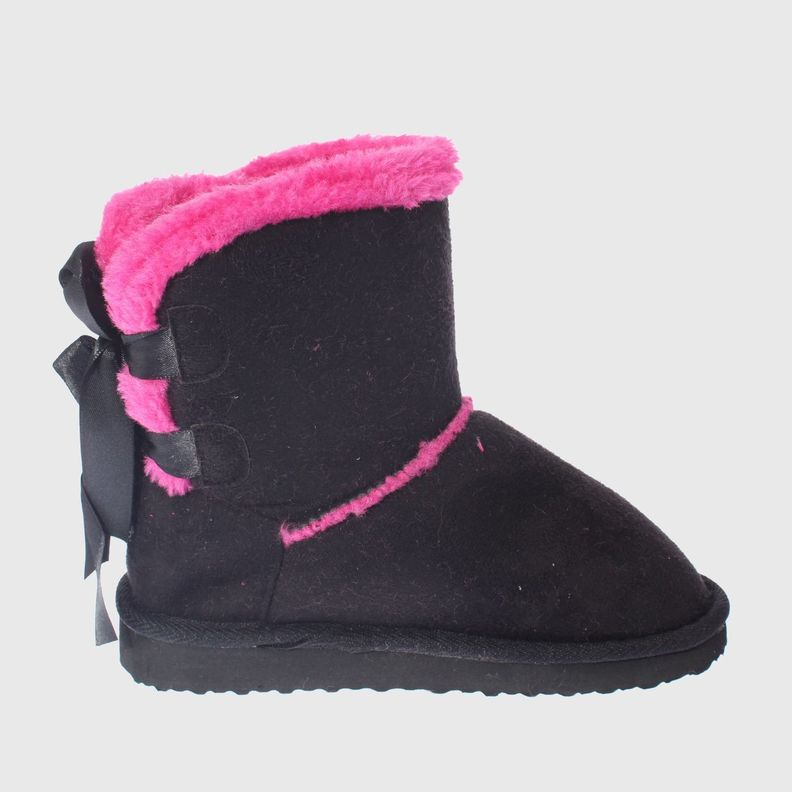 Bota Nieve Negro Vía franca Niña-3