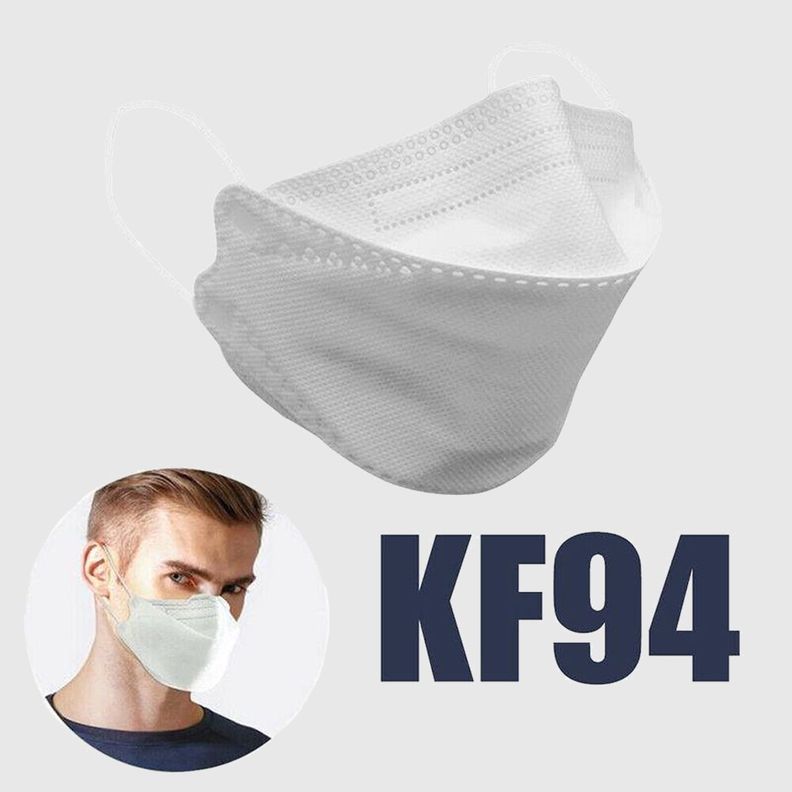 Pack 30 Mascarillas KF94 Blanco Vía Franca Unisex-3