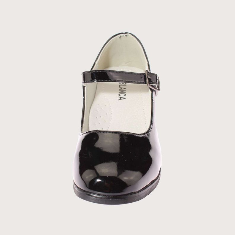 Zapato Cueca Negro Vía Franca Niña Art: 3LJ03505BLACK-2
