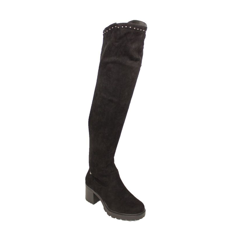 Bota Bucanera Negro Vía Franca Mujer-0