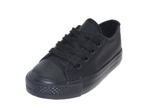 Zapatilla Escolar Para Niño Color Negro-1