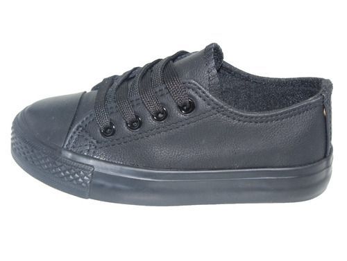 Zapatilla Escolar Para Niño Color Negro-2