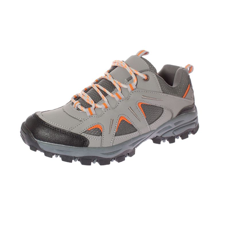 Zapatilla Outdoor Gris/naranjo Vía Franca Mujer-0