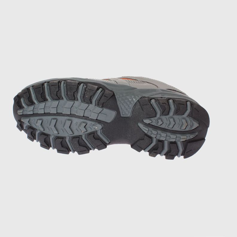 Zapatilla Outdoor Gris/naranjo Vía Franca Mujer-3