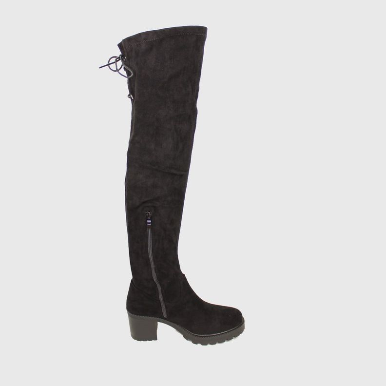 Bota Bucanera Negro Vía Franca Mujer-2