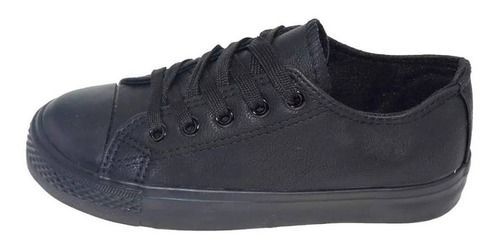 Zapatilla Escolar Para Niño Color Negro-0