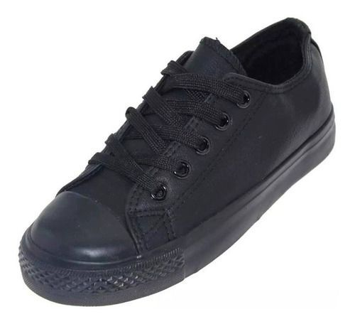 Zapatilla Escolar Para Niño Color Negro-1