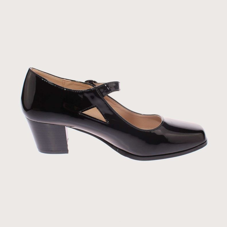 Zapato Taco Negro Vía Franca Mujer Art: 5PG24232BLACK-3