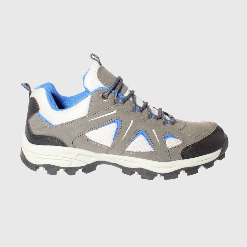 Zapatilla Outdoor Gris/Azul Vía Franca Mujer-2