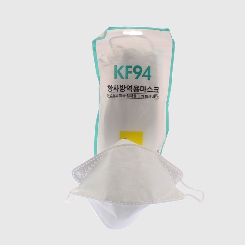 Pack 10 Mascarillas KF94 Blanco Vía Franca Unisex-0