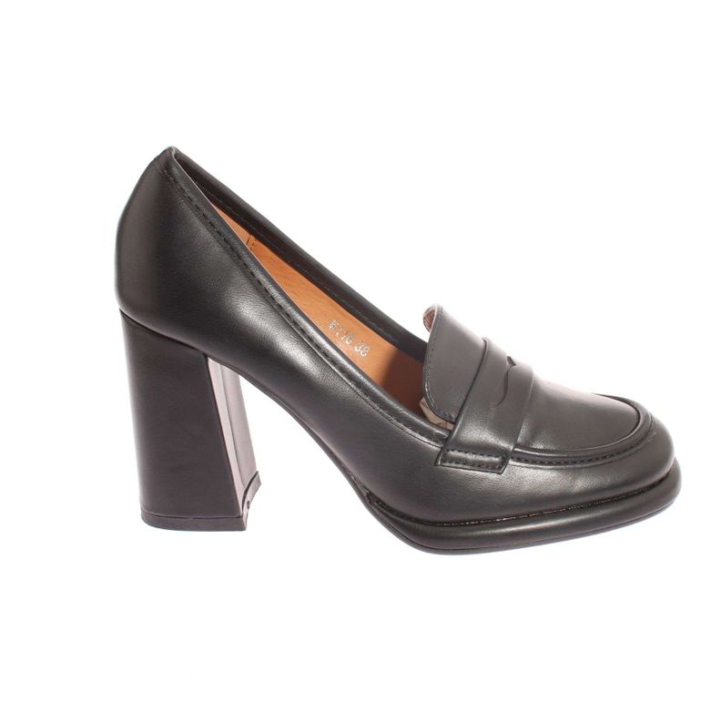 Mocasín Tacón Negro Vía Franca Mujer Art: 5W115BLACK-1