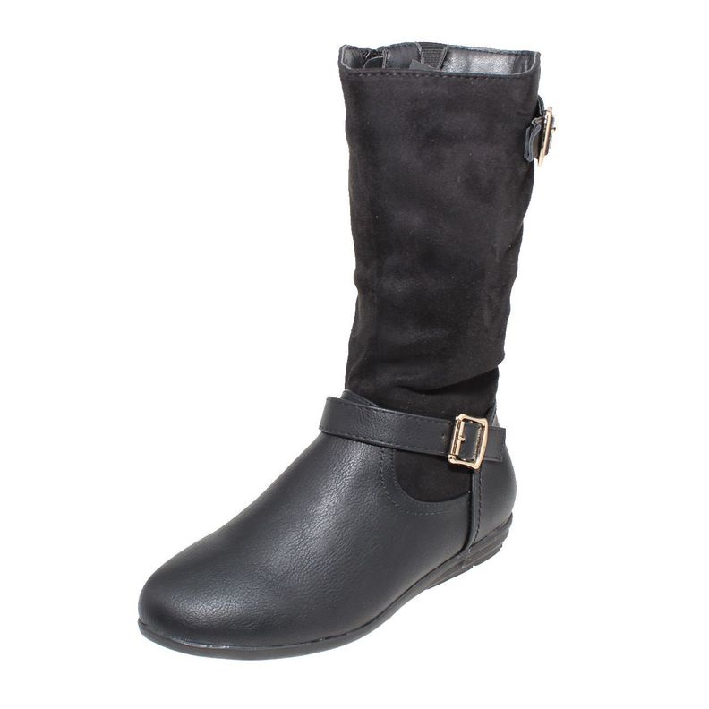 Bota Niña Negro Vía Franca Niña-0