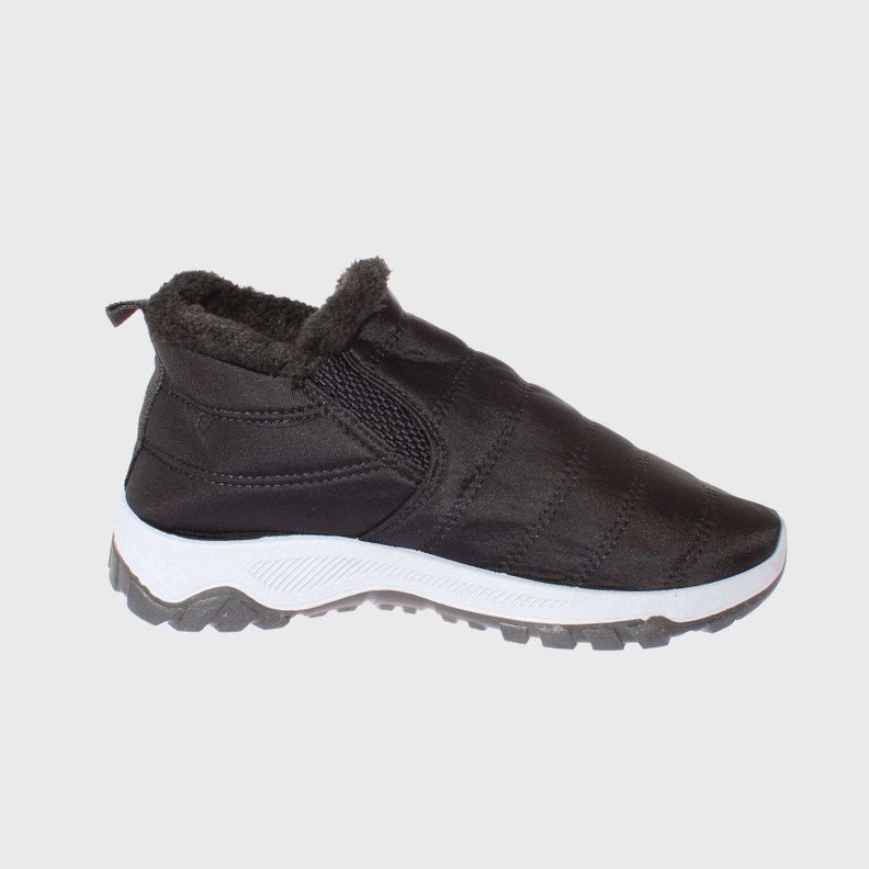 Zapatilla descanso Negro Vía Franca Hombre-3