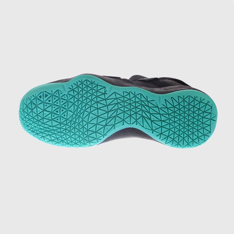 Zapatilla Negro/Verde Agua Vía franca Hombre-4
