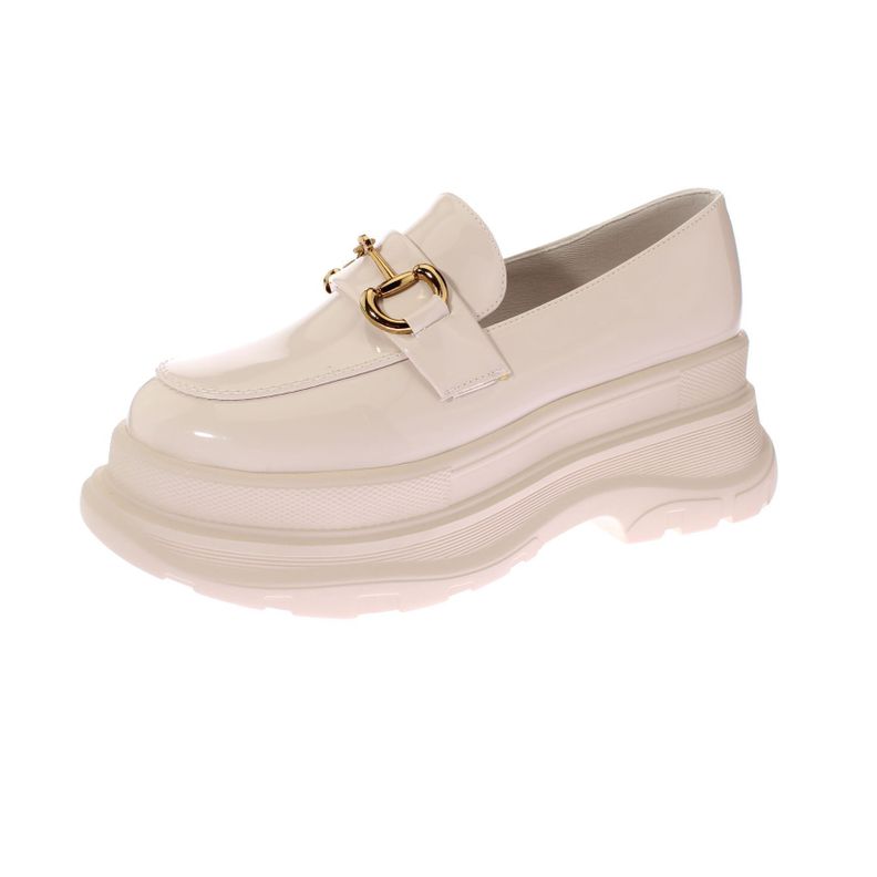 Mocasin Terraplen Blanco Vía Franca Mujer-0
