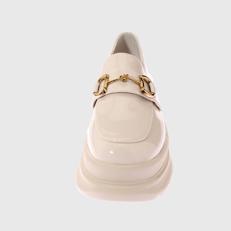 Mocasin Terraplen Blanco Vía Franca Mujer-2