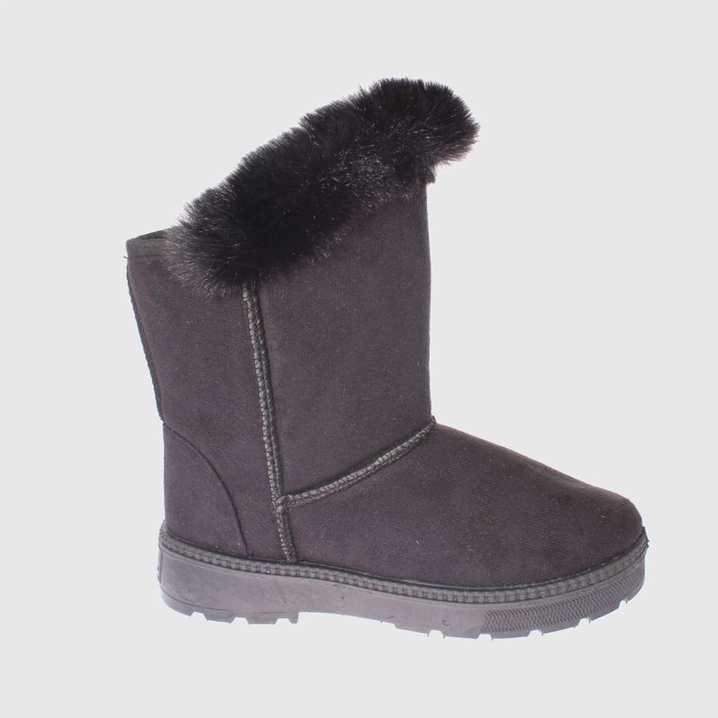 Bota Piel Negro Vía Franca Niño-3