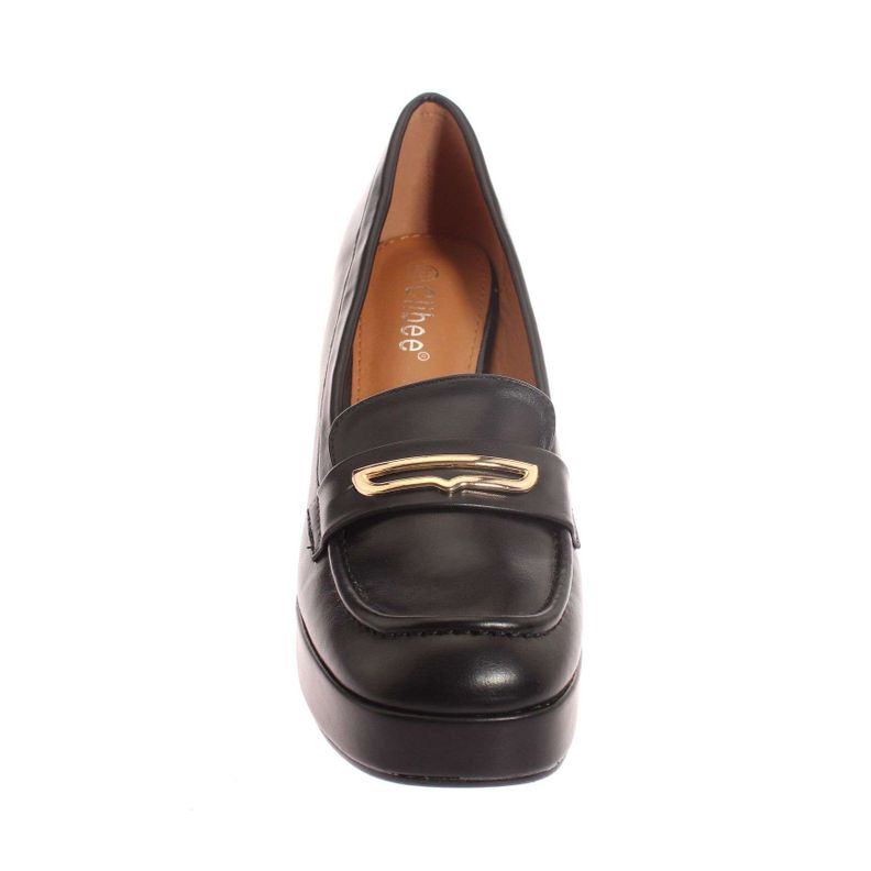 Mocasín Tacón Negro Vía Franca Mujer Art: 5W116BLACK-2