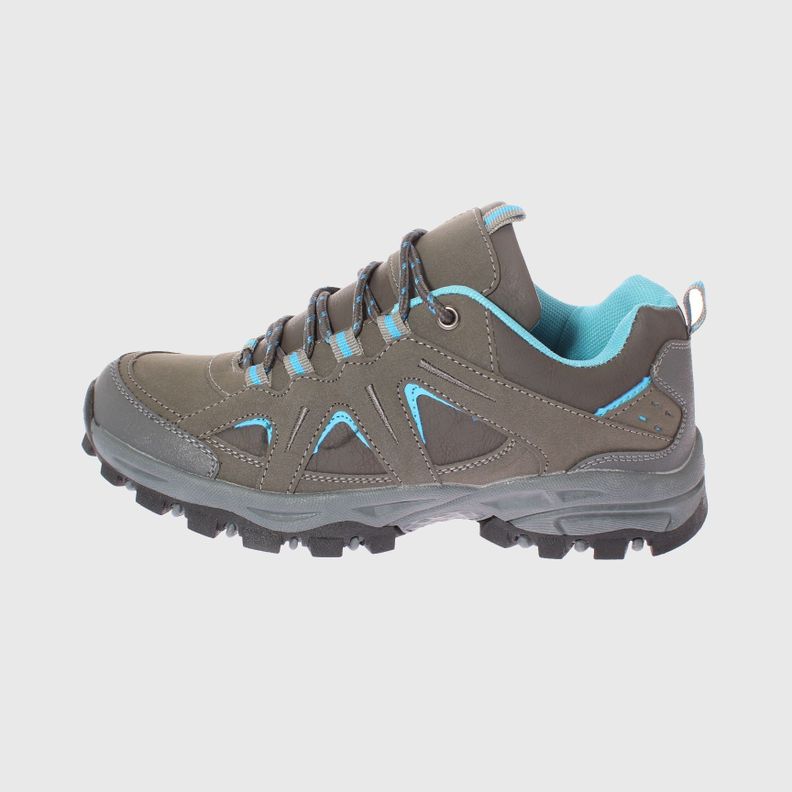 Zapatilla Outdoor Gris/Azul Vía Franca Mujer-1