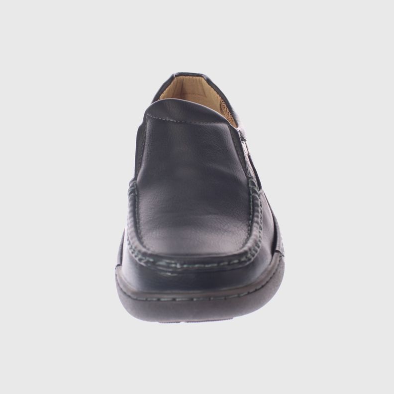 Mocasín Negro Vía Franca Hombre-2