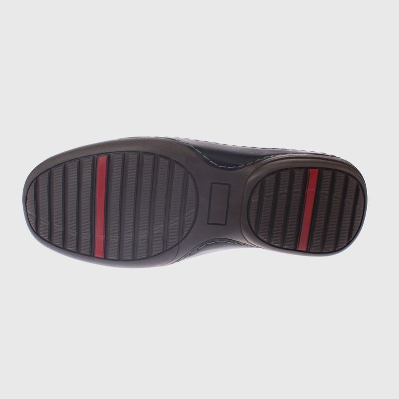 Mocasín Negro Vía Franca Hombre-4