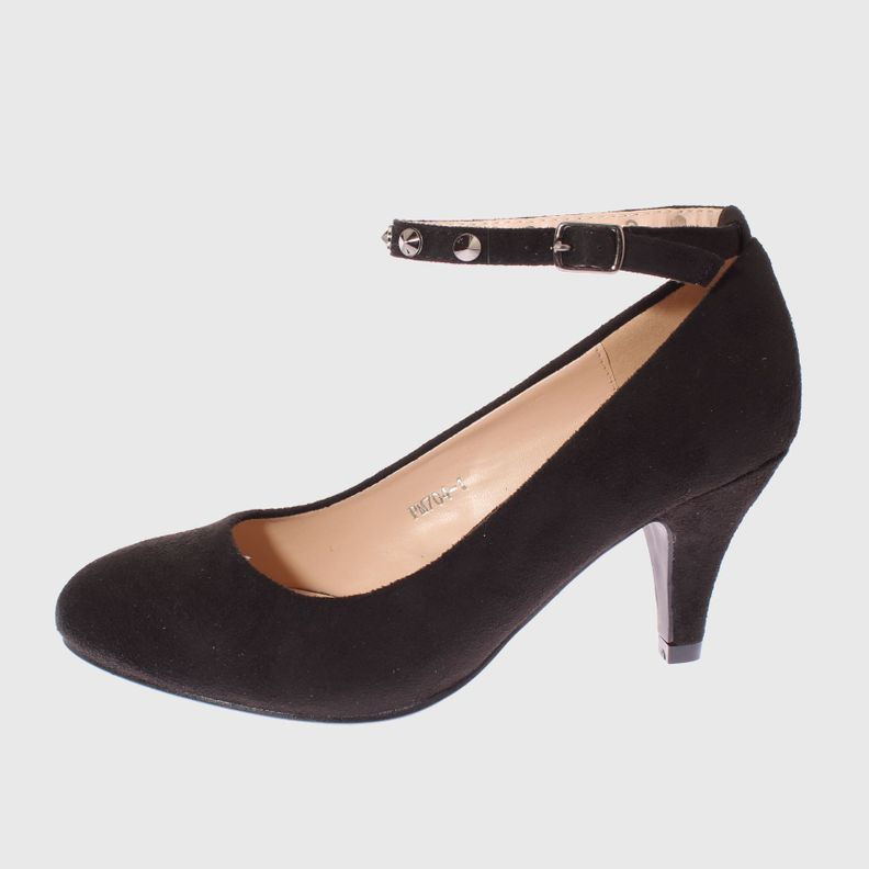 Zapato Negro Vía Franca Mujer-1