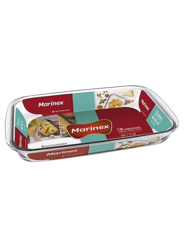 Asadera rectangular pequeña 1,6 litros-2