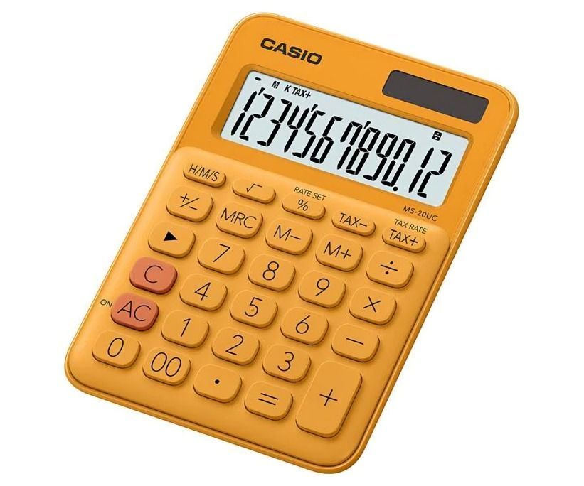 Calculadora CASIO tipo mini escritorio MS-20UC  Verde-2