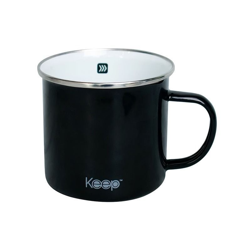 MUG METALICO 16OZ KEEP NEGRO-1