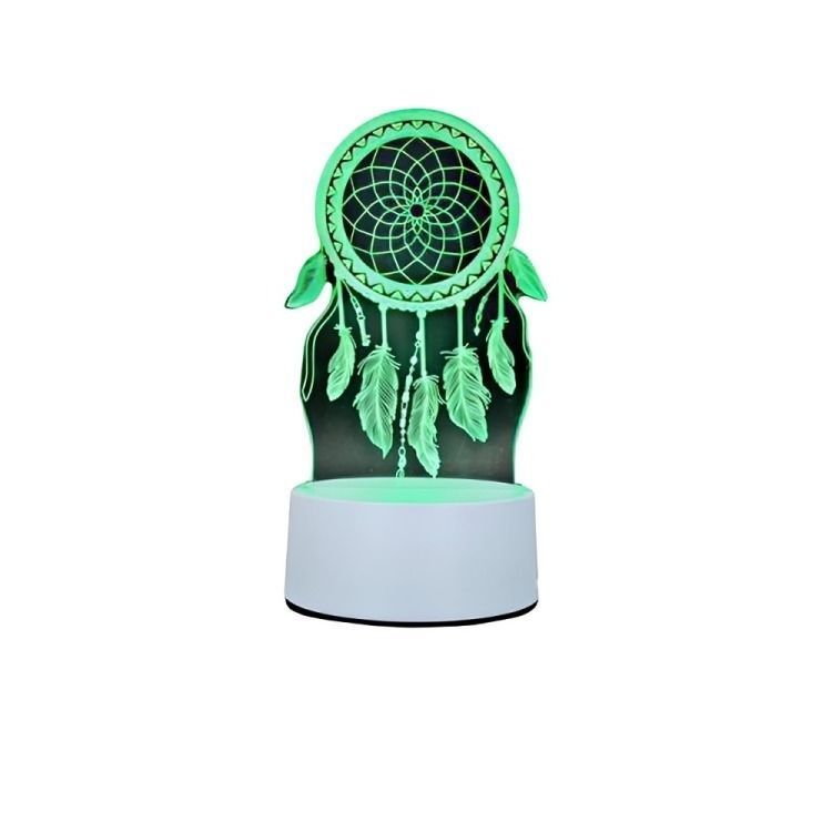 Lámpara Led RGB visualización 3D Neto
