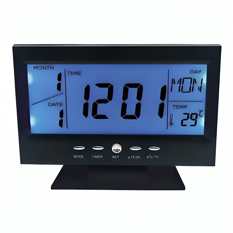Reloj Despertador Digital Pantalla Lcd Led -0