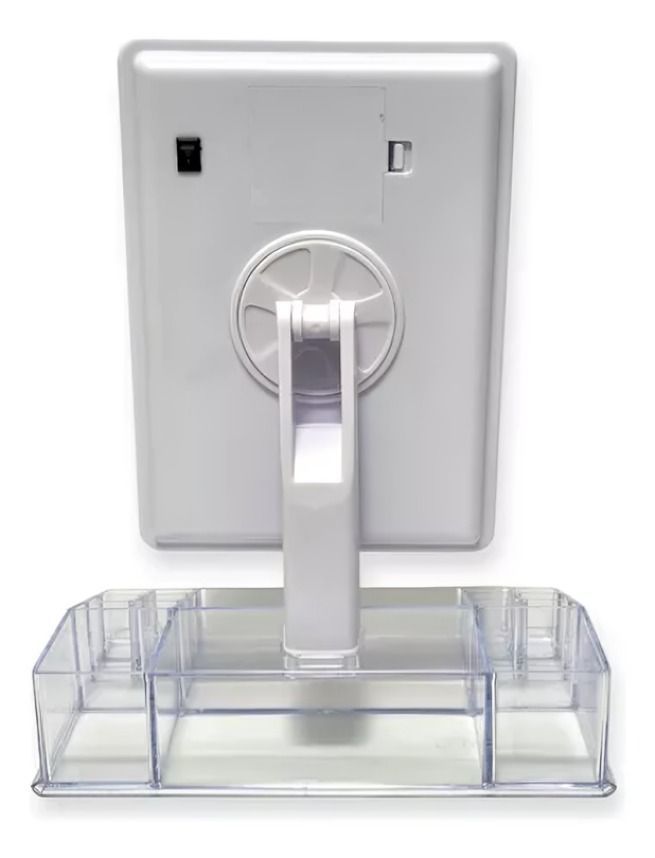 Organizador De Joyas Con Espejo Rectangular Y Luz Led-1